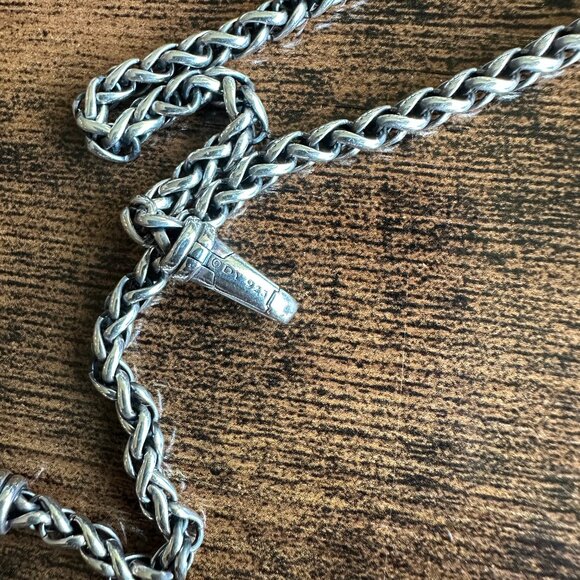David Yurman Wheat Chain Necklace in Sterling Silver - 4mm - 24" - Picture 9 of 12